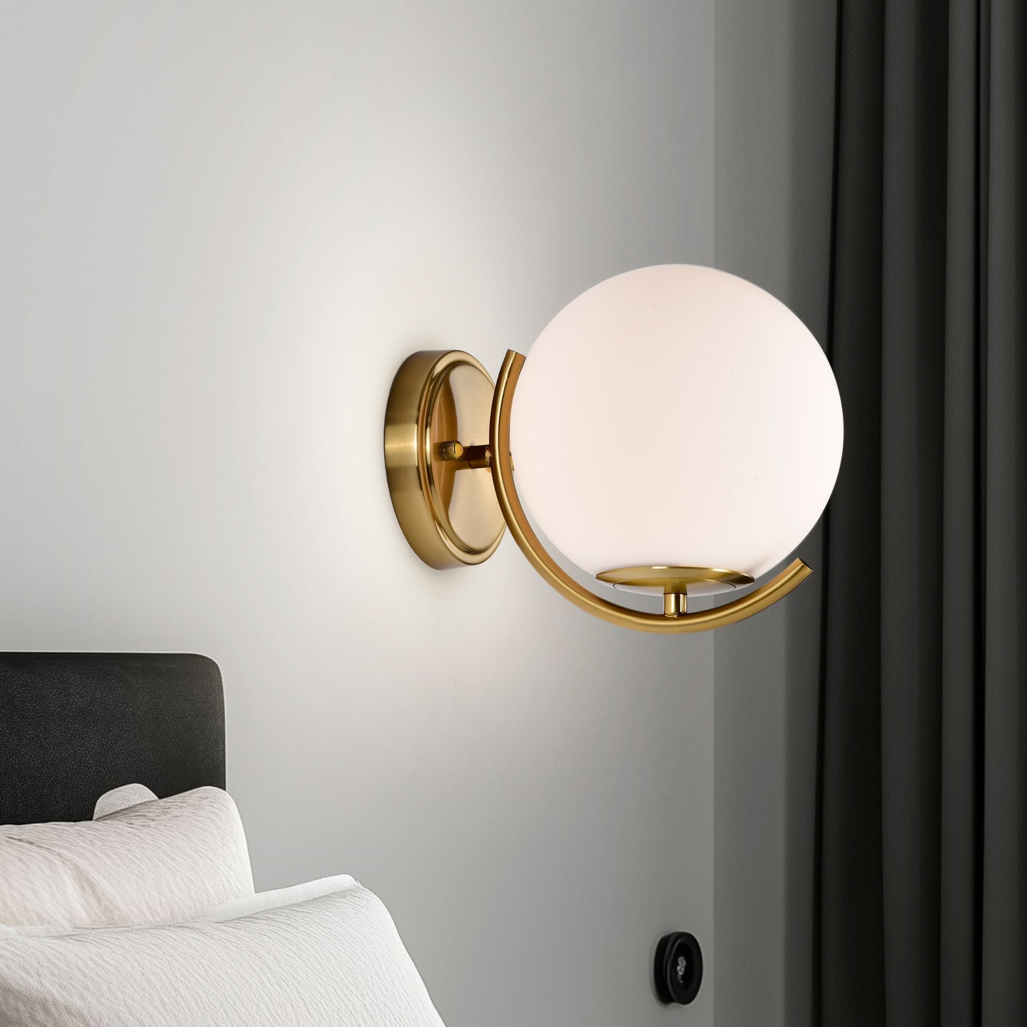 Mid Century Modern Gold Wall Sconces Gold Wall Lights For Bathroom Wit, image size:2000x2000