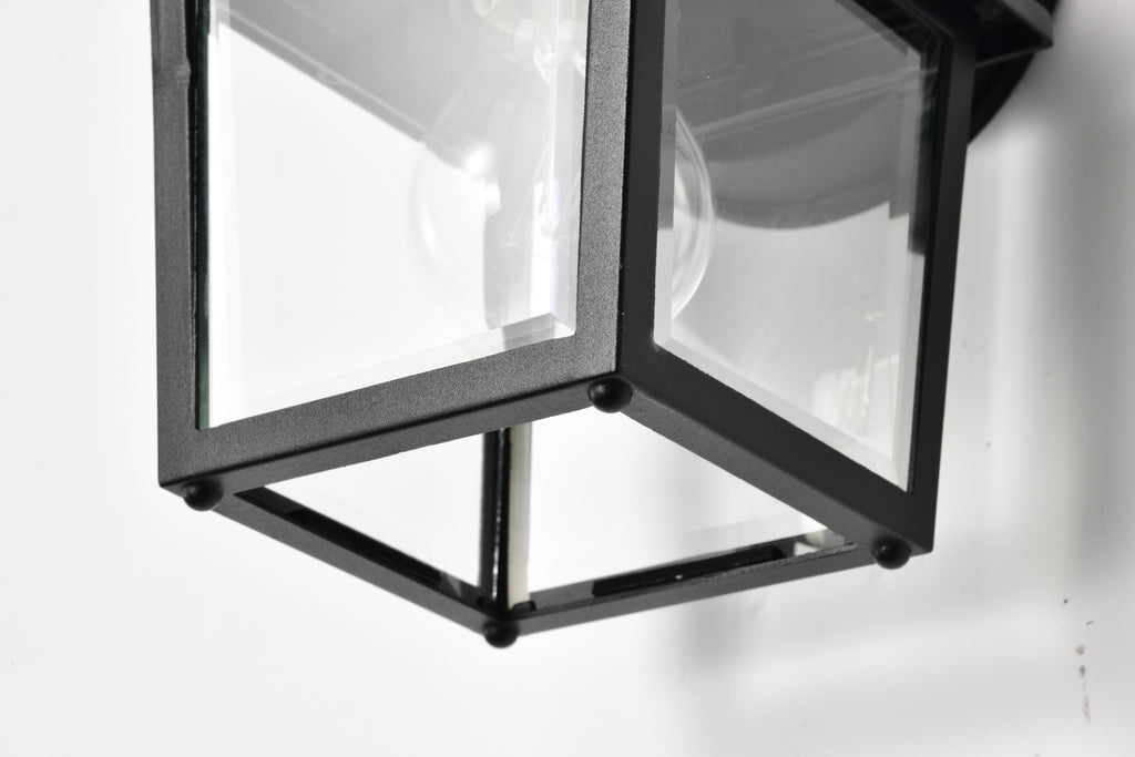 Outdoor Wall Lantern Black Wall Light Fixture Wall Sconces 2 Pack