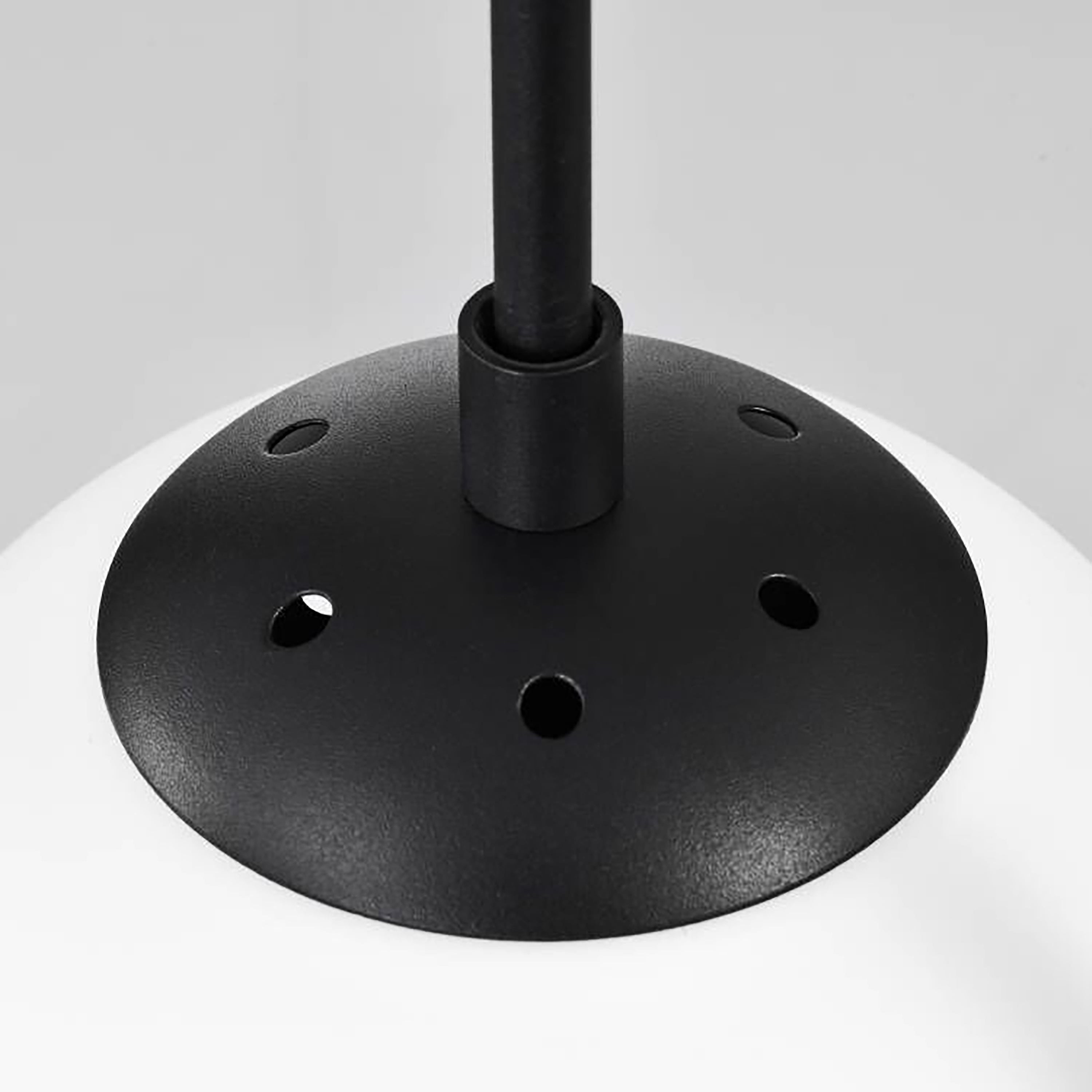 Black Pendant Light Fixtures Cream White Glass Pendant Light 1-Light Globe Pendant Light Modern Pendant Lights Kitchen Island Mid Century Chandelier