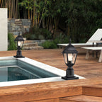 Outdoor Post Lights Waterproof 2 Pack Outside Post Lantern Black
