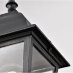 Outdoor Post Lights Waterproof 2 Pack Outside Post Lantern Black