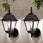 Outdoor Porch Light Fixtures Matte Black Outdoor Light Fixtures Wall Mount 2 Pack