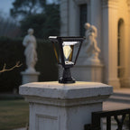 Solar Outdoor Post Lights 2700K Dusk to Dawn Solar Lamp Post Light