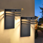 Modern outdoor wall light fixture dusk to dawn sensor 2 pack