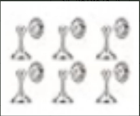 Magnetic Door Stopper 6 Pack