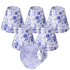 Clip-On Set of 6 Empire Chandelier Shades