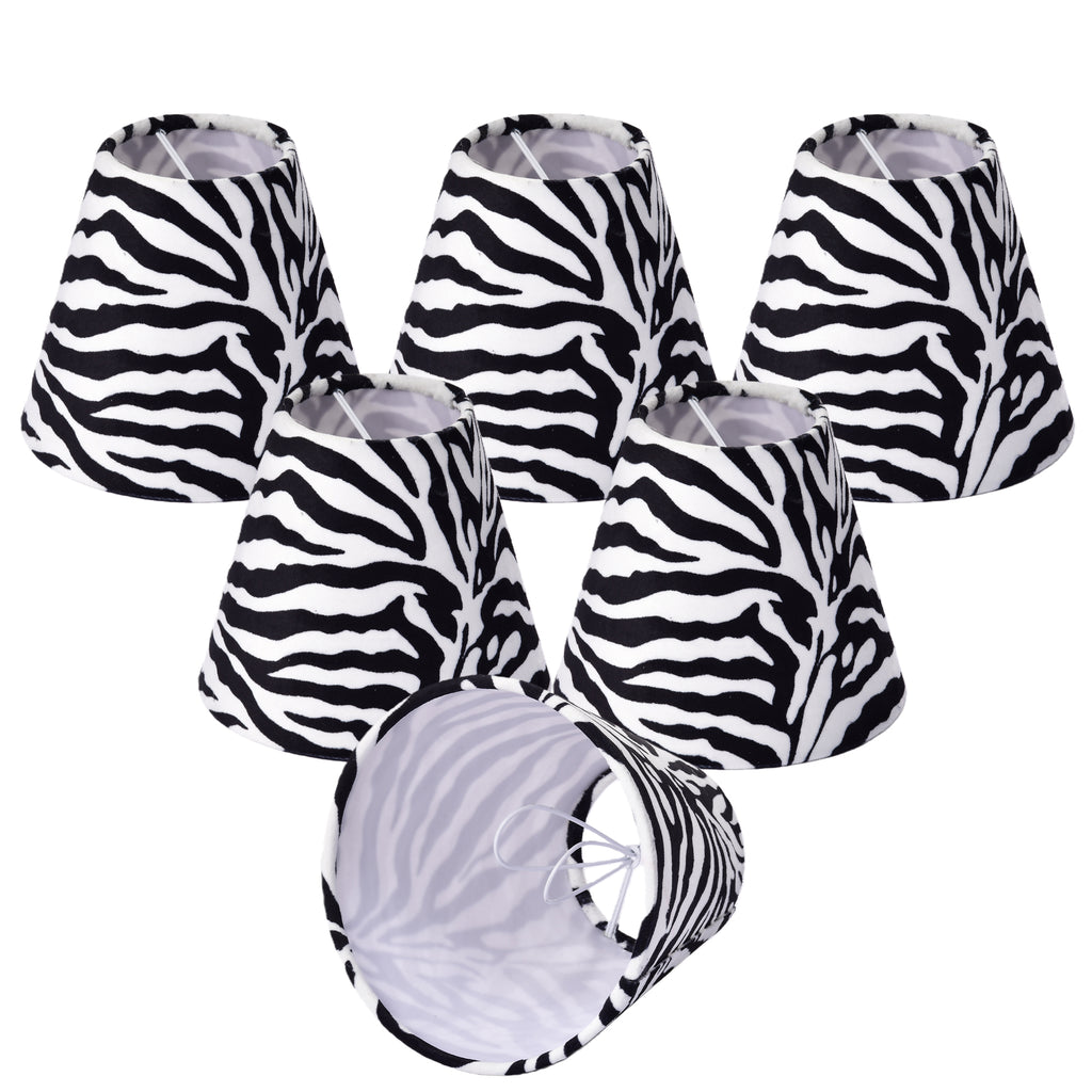 Clip-On Set of 6 Empire Chandelier Shades
