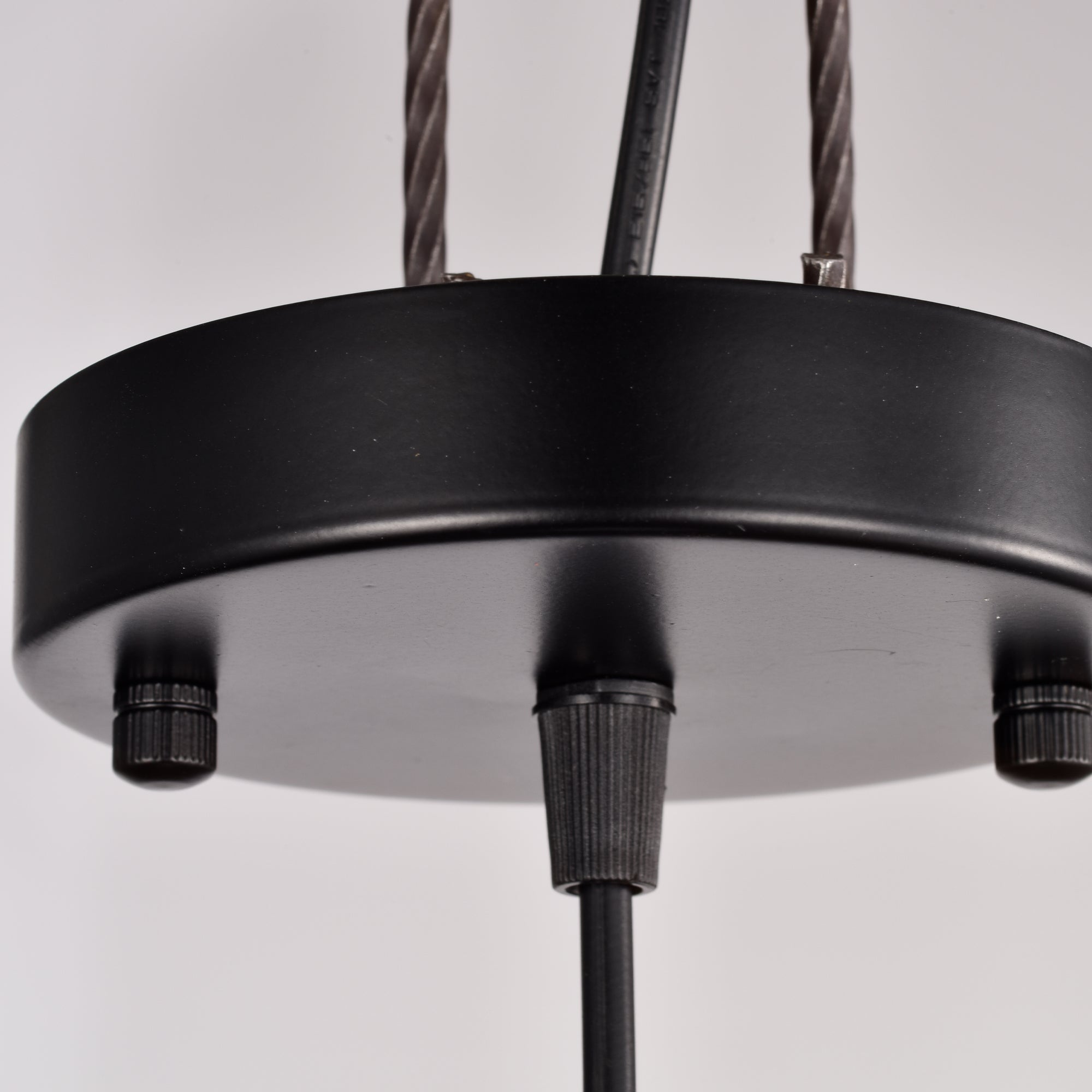 Black Bohemian Bell Woven Rattan Pendant Light for dining room