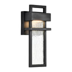 Modern LED Outdoor Wall Sconce with Wather Drop Glass for Doorway