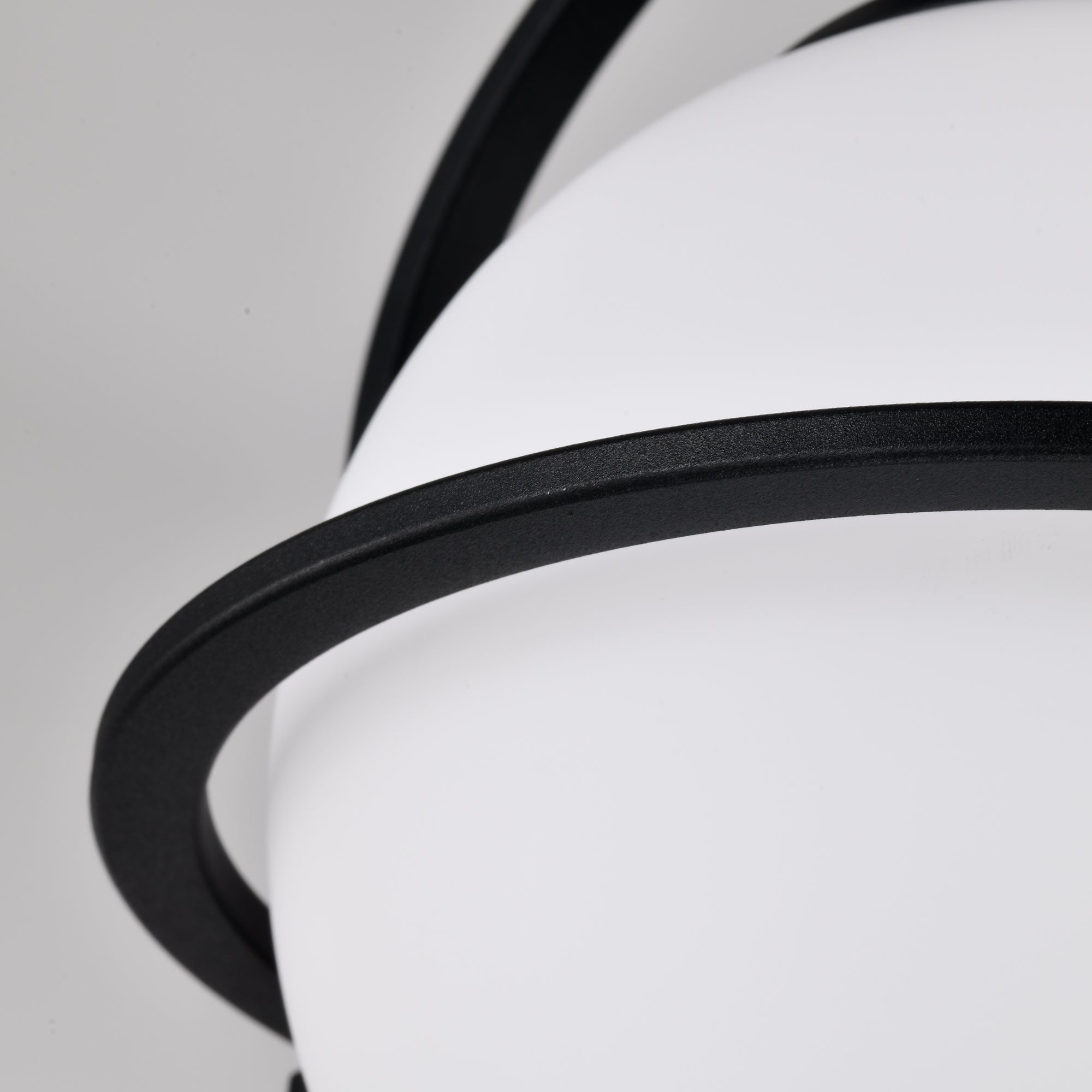 Globe Flush Mount Ceiling Light Black