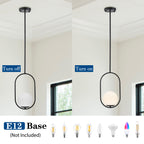 Black Pendant Light Fixtures Globe Pendant Lights 1-Light
