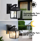 Outdoor Wall Lantern 1 Light Dusk to Dawn Sensor 2 Pack