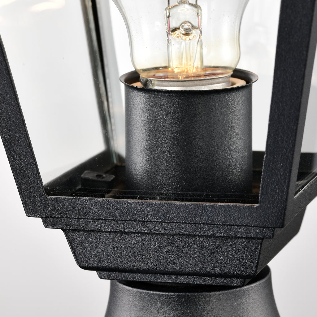 Outdoor Post Lights Waterproof 2 Pack Outside Post Lantern Black