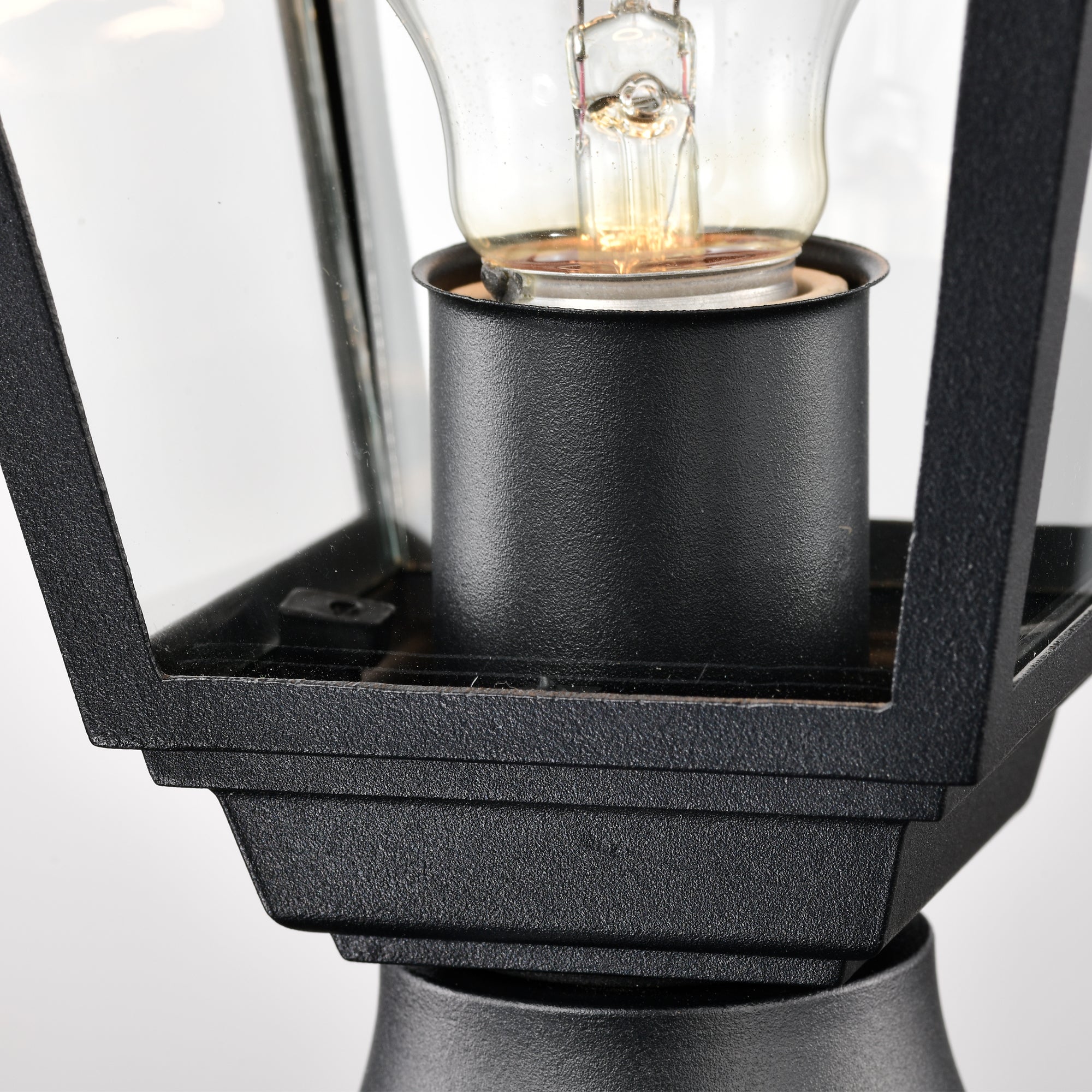 Outdoor Post Lights Waterproof 2 Pack Outside Post Lantern Black