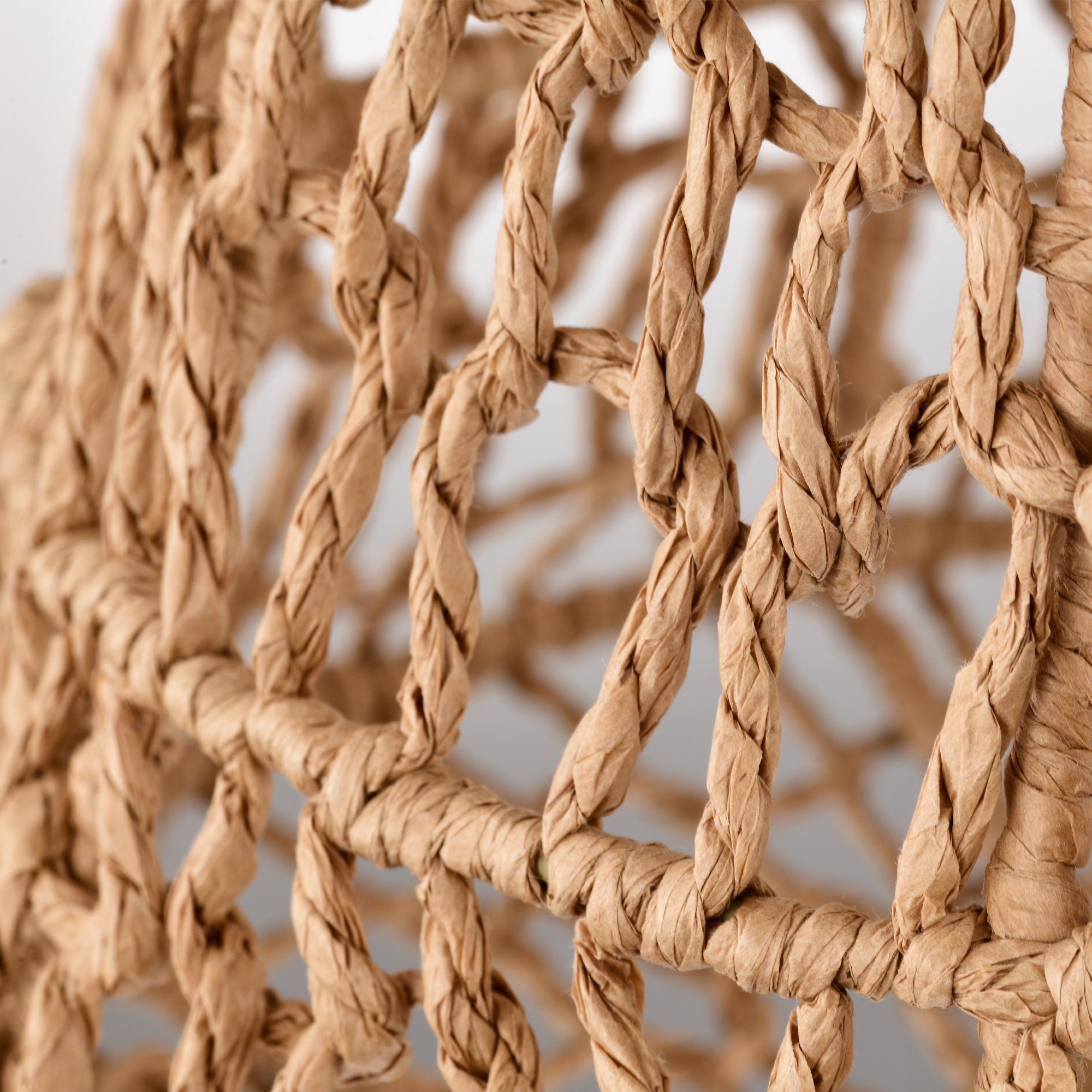 Bohemian Woven Rattan Pendant Light with lantern shape for dining room