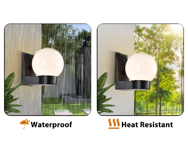 Modern Outdoor Wall Light Fixtures Globe Porch Lights Outdoor Wall Sconce