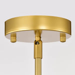 White & Gold Glass Sputnik Chandeliers Mid Century Pendant Light Fixtures 8-Light