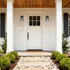 Outdoor LED Wall Lights, Warm White Hardwired Exterior Light Fixture for Porch, Patio,Front Door