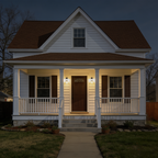 Outdoor Wall Lights, Warm White LED Modern Wall Mount Fixture -Waterproof Black Aluminum, Modern Exterior Lighting for Porch, Garage & Garden Decor