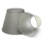 Small Empire Lamp Shade Set of 2 –  Linen Fabric, 15x26x19cm Replacement Lampshades for Table Lamps
