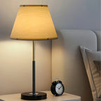 Small Empire Lamp Shade Set of 2 – White Linen,5.91" Top x 10.24" Bottom x 7.48" H, Fits E26 Sockets with Fixing Rings (Not for UNO Fitting),Replacement for Table Lamps