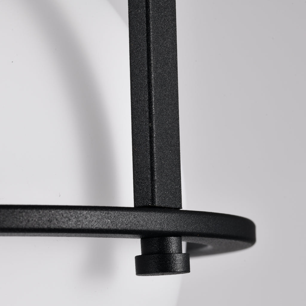 Globe Flush Mount Ceiling Light Black