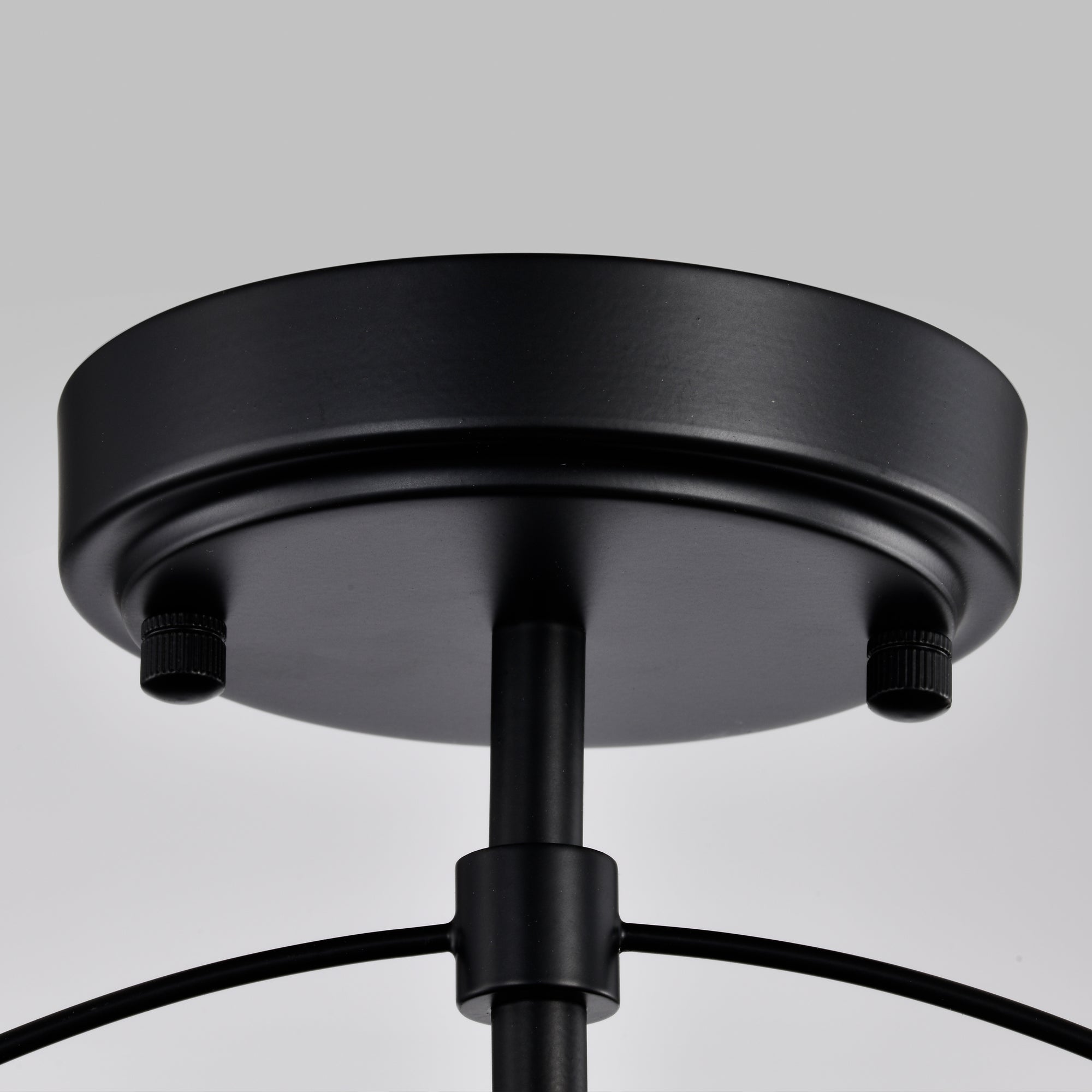 Brown Bohemian Woven Rattan Semi-Flush Mount Light for Dining Room