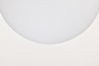 Milk White Glass 150mm Pendant Light Fixture, 7W, One Light Hanging Fixture for Kitchen Island, Adjustable Length Indoor Lighting for Dinning Room Bedroom