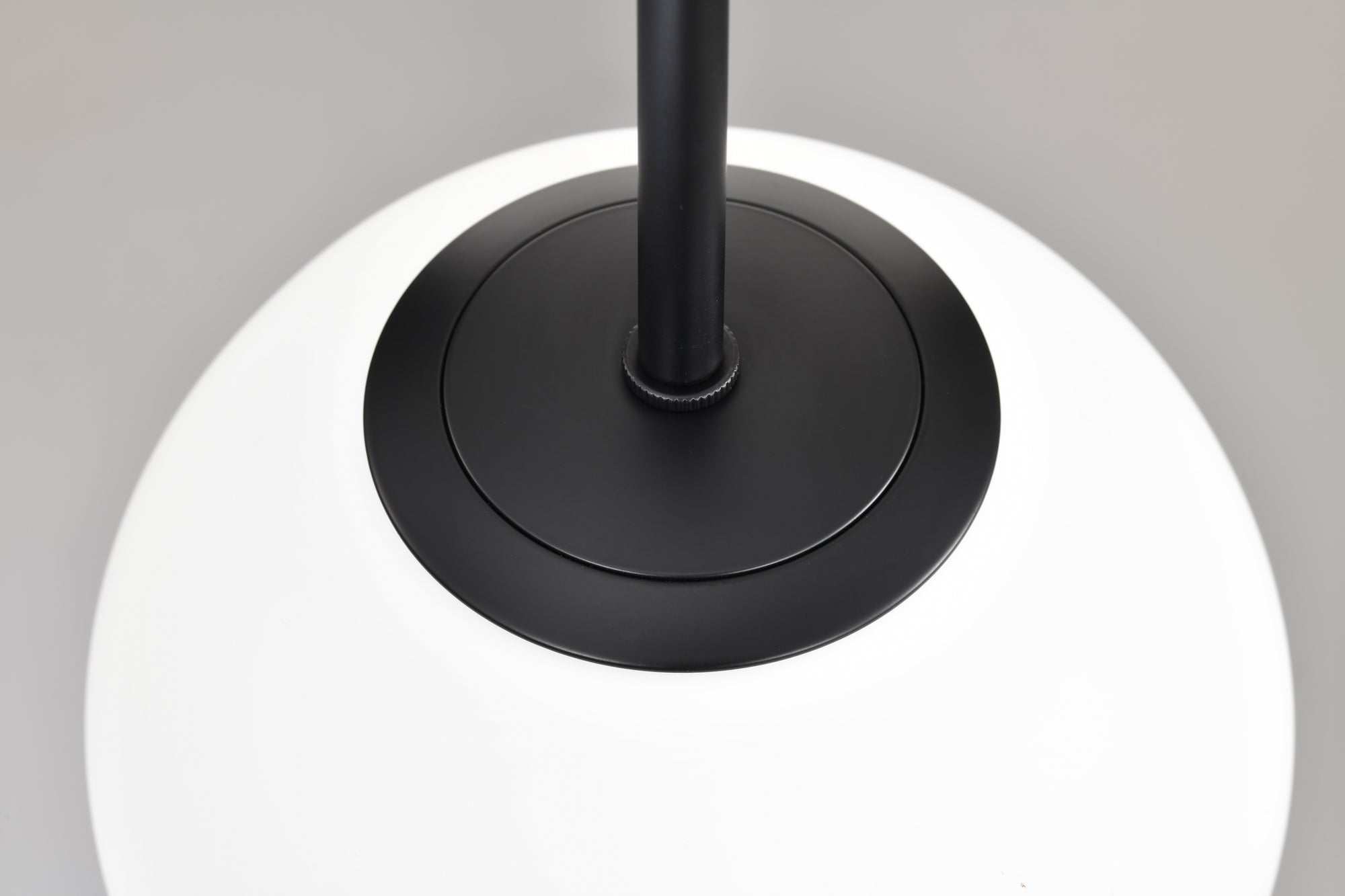 Milk White Glass 150mm Pendant Light Fixture, 7W, One Light Hanging Fixture for Kitchen Island, Adjustable Length Indoor Lighting for Dinning Room Bedroom