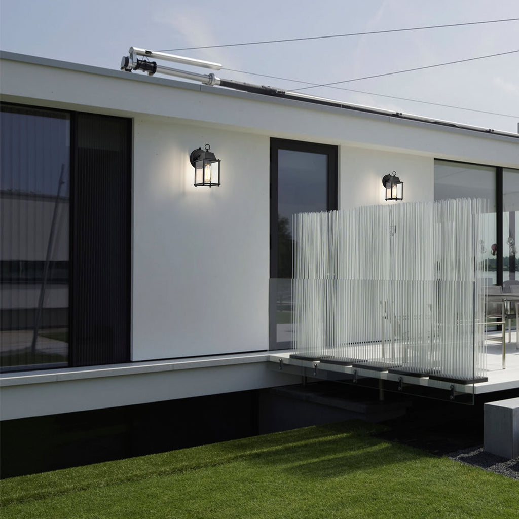 Dusk to Dawn Outdoor Wall Lights 2-Pack for patio