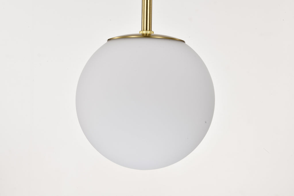 Milk White Glass 150mm Pendant Light Fixture, 7W, One Light Hanging Fixture for Kitchen Island, Adjustable Length Indoor Lighting for Dinning Room Bedroom