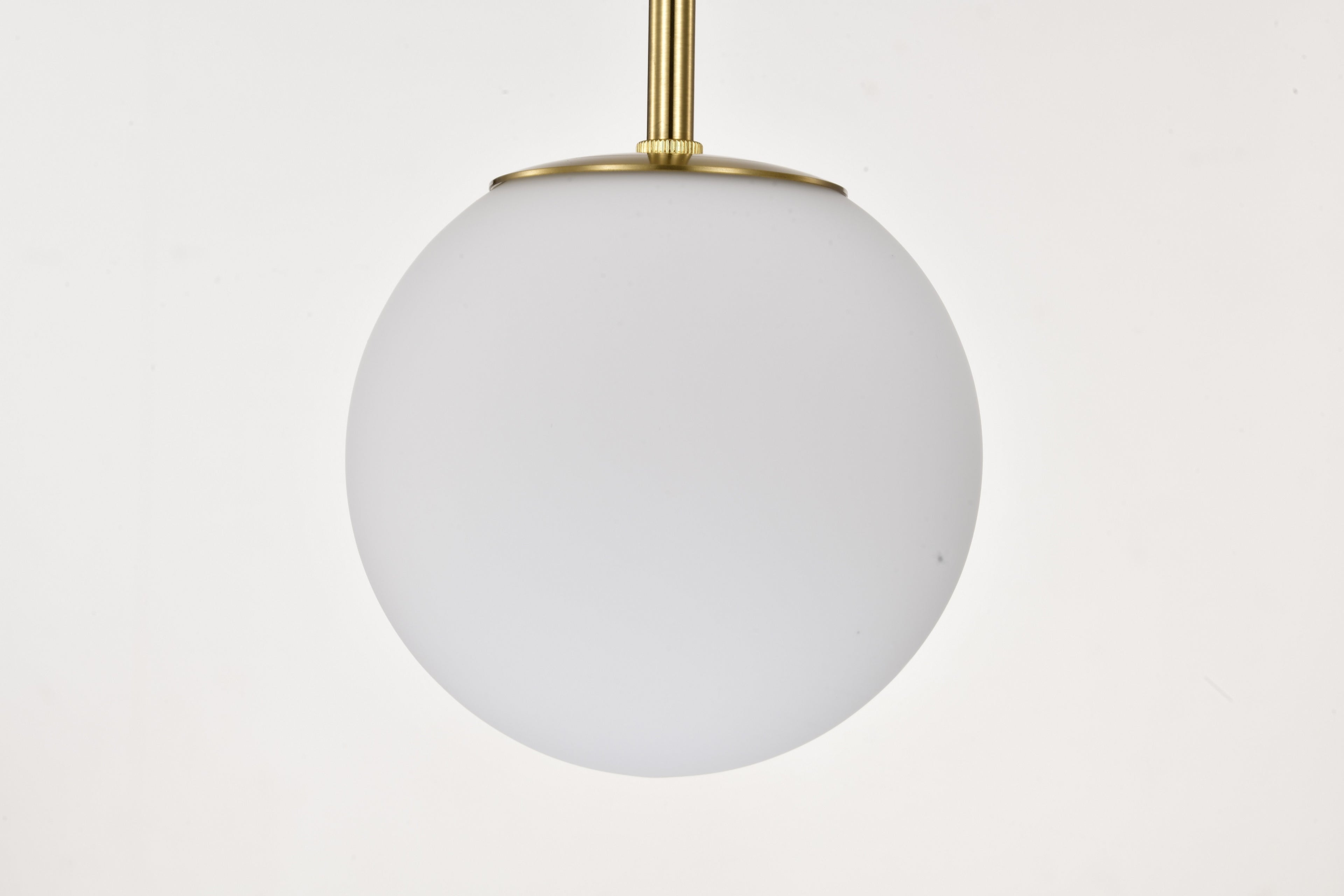 Milk White Glass 150mm Pendant Light Fixture, 7W, One Light Hanging Fixture for Kitchen Island, Adjustable Length Indoor Lighting for Dinning Room Bedroom