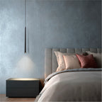 Mini LED Pendant Lights 2 Pack, 5W 3000K Warm White Black Hanging Lights for Kitchen Island & Bar Counter