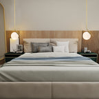 Modern Gold Pendant Light Fixtures Glass Globe Pendant Lighting for Kitchen Island 1-Light