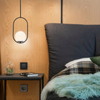 Black Pendant Light Fixtures Globe Pendant Lights 1-Light