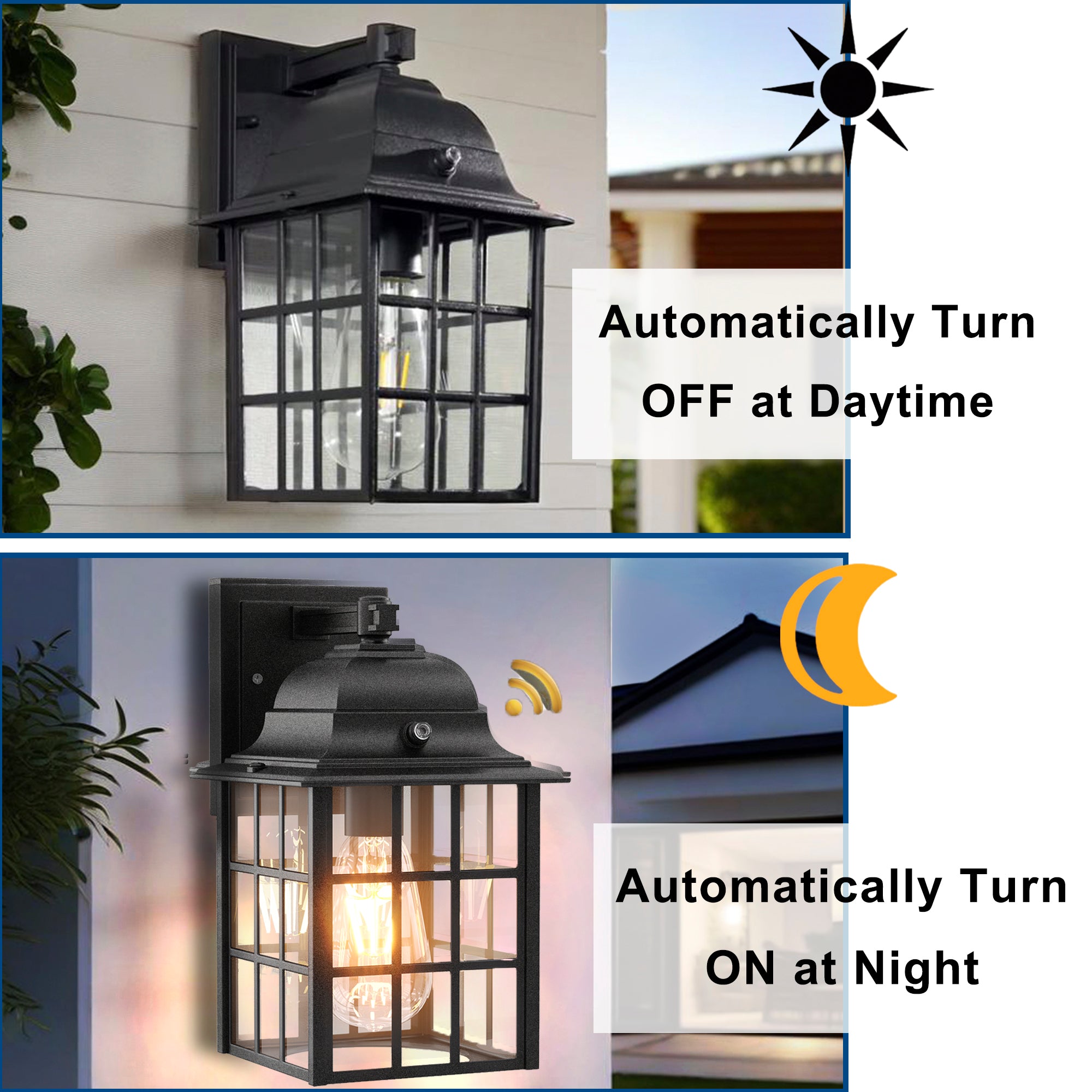 Outdoor Wall Lights Set of 2