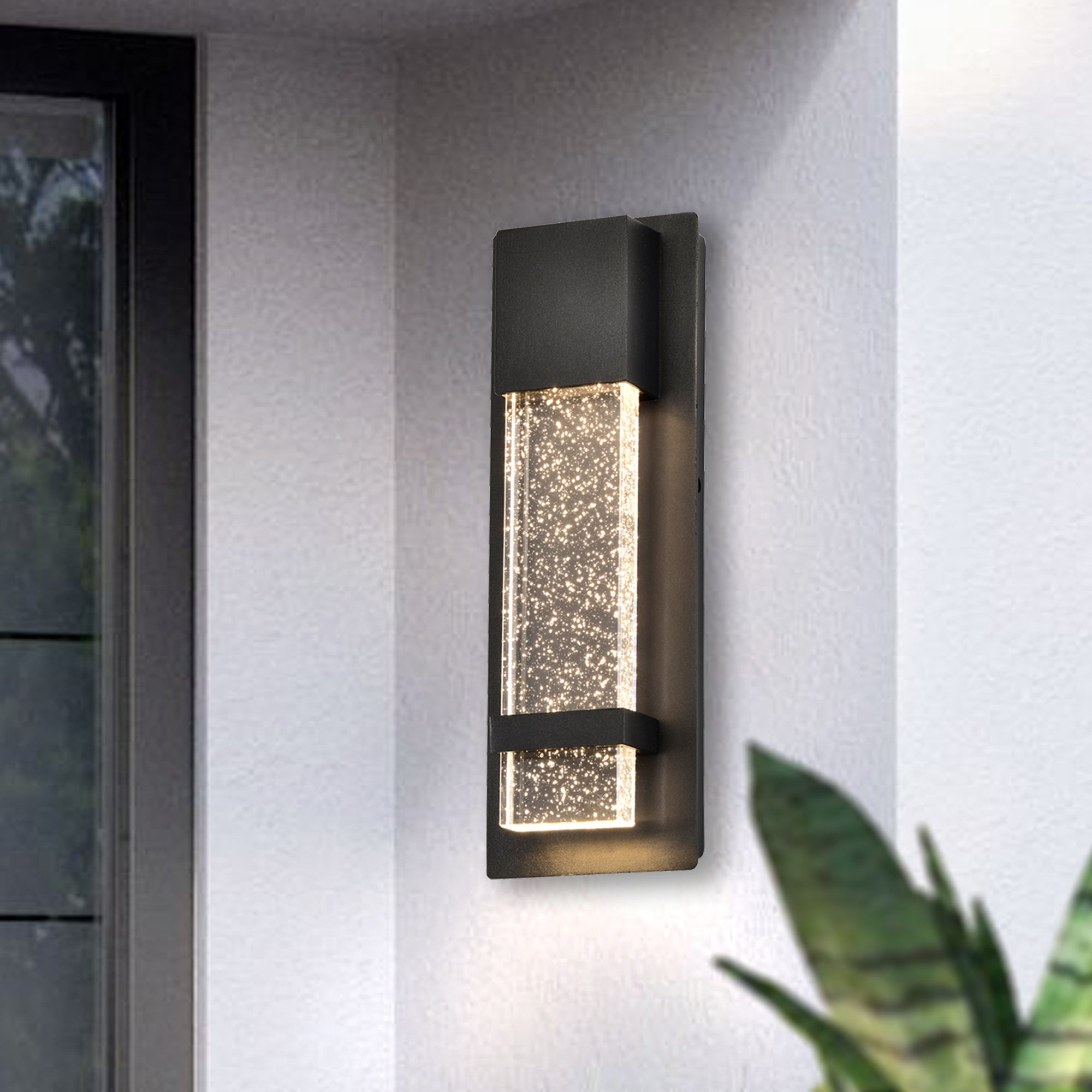 Black Outdoor Led Light Modern Outdoor Wall Sconce Porch Lights