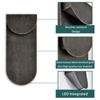 Modern Outdoor Wall Light 1 Pack, Dual LED Downward Wall Sconce for garage