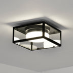 Modern ceiling light, LED ceiling light Fixture, Black  Light for Bedroom and Hallway, Cool White Light