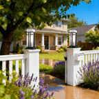 Outdoor Post Light Matte Black Outdoor Pier Mount Light Fixture