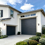 Outdoor Wall Light Fixtures with Dusk to Dawn Sensor, Modern Black LED Porch Lights Outdoor, 3000K Warm White