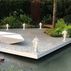 Outdoor Post Light with Pier Mount Adapter 2 Pack Outside Post Lantern