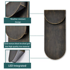 Modern Outdoor Wall Light 1 Pack, Dual LED Downward for Porch, Front Door