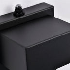 2-Pack 7.8" Dusk-to-Dawn Integrated LED Outdoor Wall Lights, Black