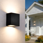 Modern Outdoor LED Wall Lights,Up and Down ,10W 3000K Exterior Lighting Fixture, Waterproof Hardwired Wall Light for Porch, Patio, Garage, and Front Door