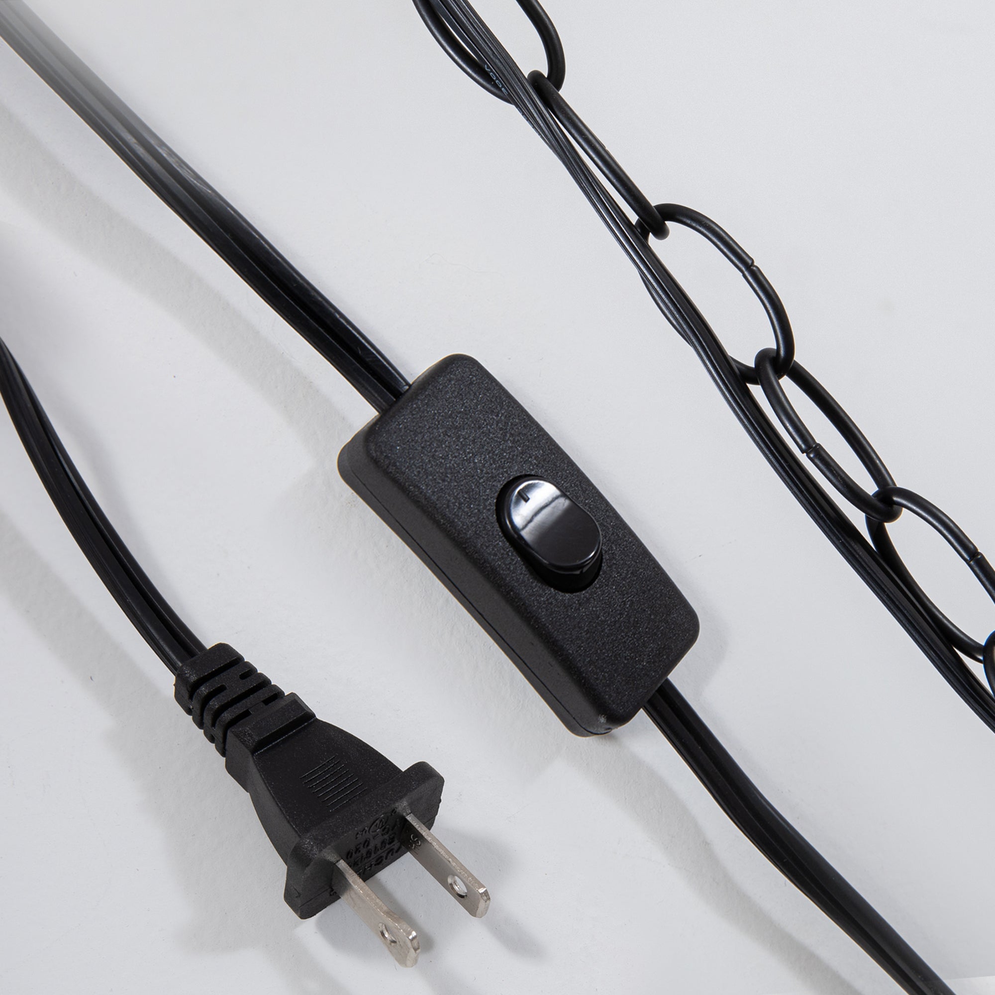Black Industrial Plug-in Pendant Light with 20ft Cord 2 Pack