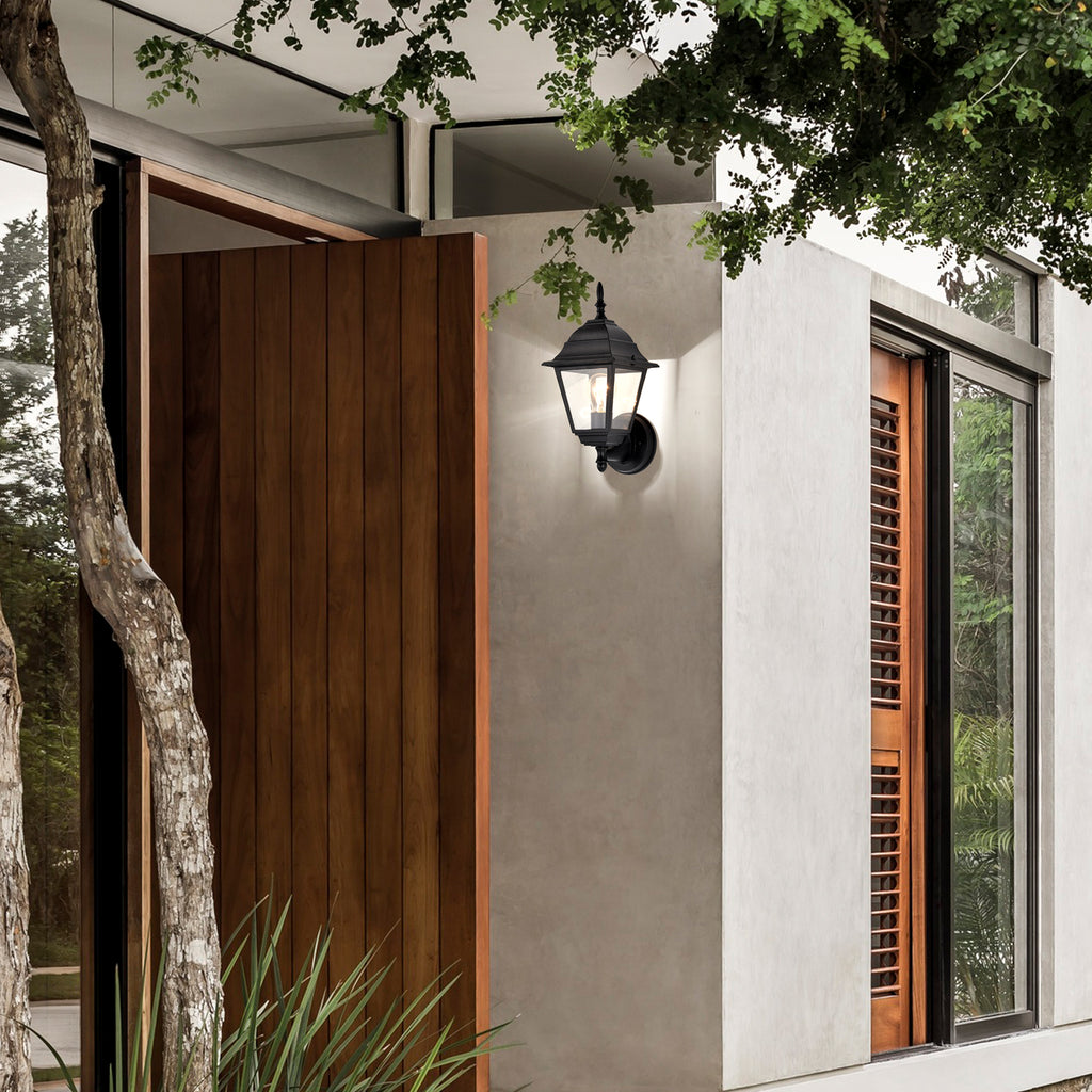 Outdoor Wall Light Fixture Black Wall Sconces Porch Light 2 Pack