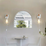 Plug in Wall Sconces 2 Pack White Farmhouse Wall Sconces Lighting Indoor Wall Lamp Plug in Wall Light Fixtures