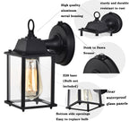 Dusk to Dawn Outdoor Wall Lights 2-Pack for patio